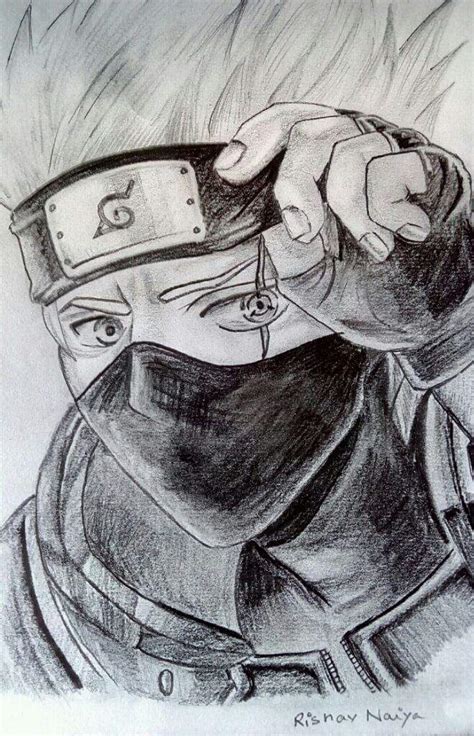Kakashi Sketch Naruto Amino