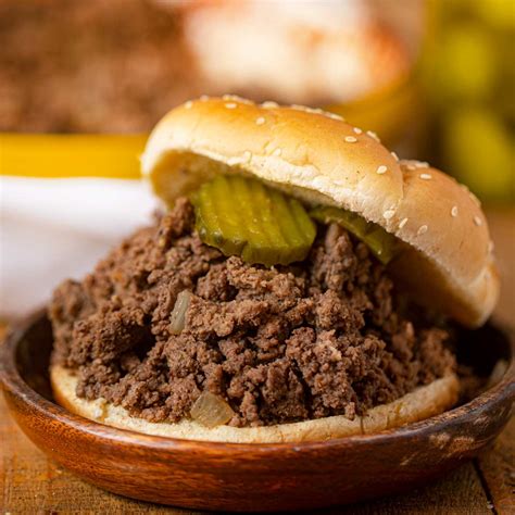 Loose Meat Sandwiches Recipe Just Like Maid Rite Dinner Then Dessert