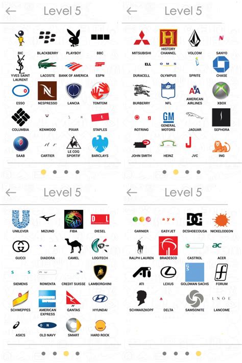 Crea fácilmente un logo profesional para tu negocio. Logos Quiz Answers Level 5 - Daily Trendzz (con imágenes ...