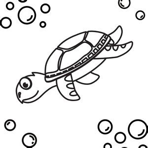sea animal coloring pages  kids etsy