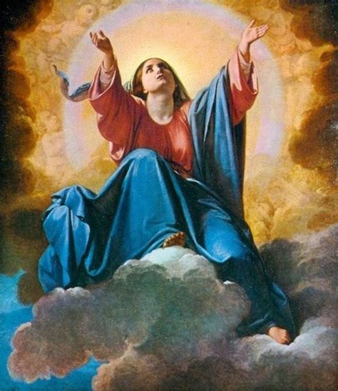 A Painting Of Marys Assumption Into Heaven In The Servite Church Of