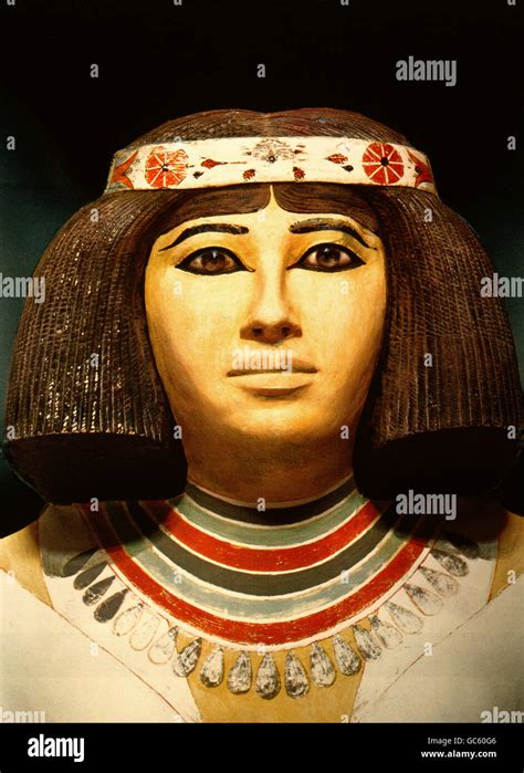fine arts egypt old kingdom head of princess nofret circa 2500 bc 4th dynasty tomb of