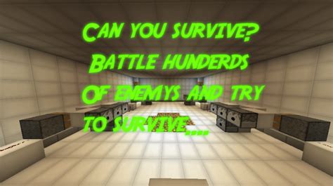 Can You Survive Minecraft Map