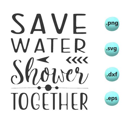 Save Water Shower Together Printable Art Bathroom Print F Inspire