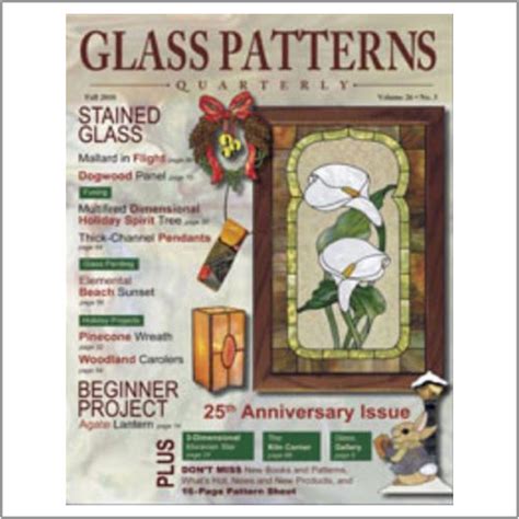 Glass Patterns Quarterly Fall 2010 Magazine Franklin Art Glass