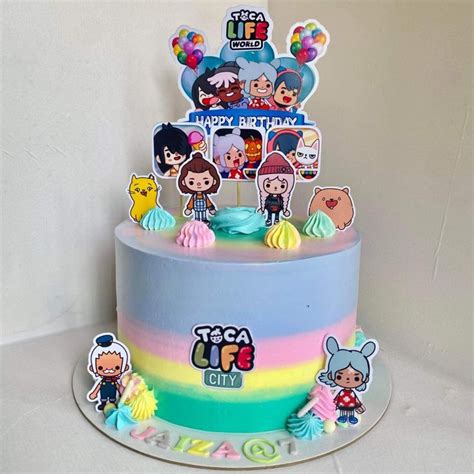 Toca Boca Cake Cake Themed Cakes Cake Design