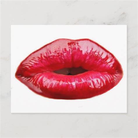 Kissing Lips Postcard Zazzle