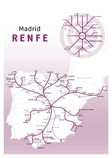 Mapa España Tren Renfe Avlo Iryo Ouigo inat
