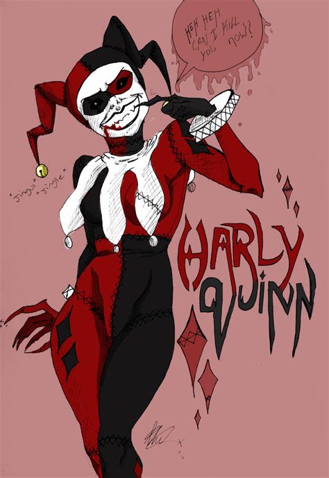 Creepy Harley Quinn By Seannethecloud On Deviantart