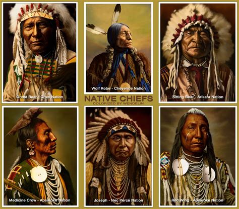 Native Chiefs Native American Indianen American Indiaan