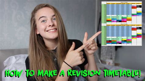 Feeling a bit overwhelmed with the amount of revision you've got? HOW TO MAKE A REVISION TIMETABLE! - YouTube
