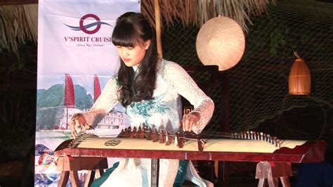 Vietnamese Traditional Musical Instrument Dan Tranh At Soi Sim Beach