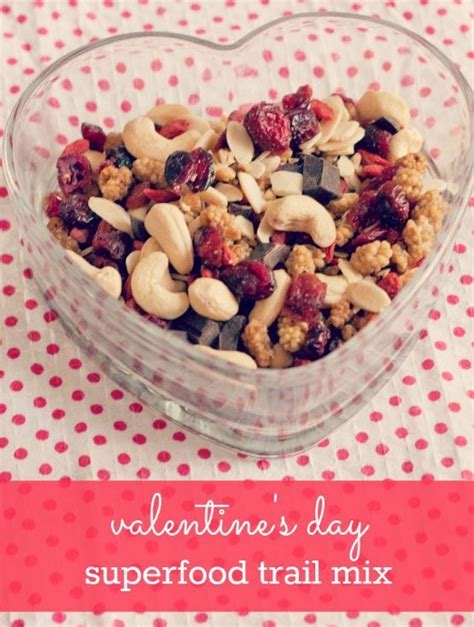 Valentines Day Superfood Trail Mix Eating Bird Food