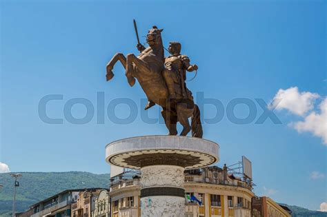 Alexander The Great In Skopje Stock Image Colourbox