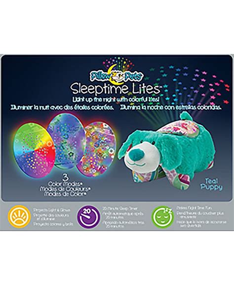 Pillow Pets Colorful Pup Sleeptime Lite Macys