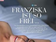 Naked Franziska Van Der Heide In Playboy Magazine Germany