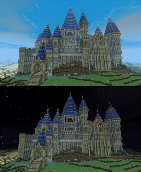 The Minecraft Castle Enormous Colourful Minecraft Castle