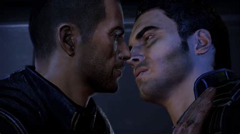Kaidan And Shepard Kiss By Ladynaginiwesker On Deviantart