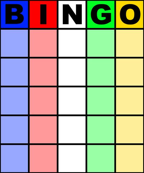 Blank Bingo Card 75 Number Style By Levelinfinitum On Deviantart