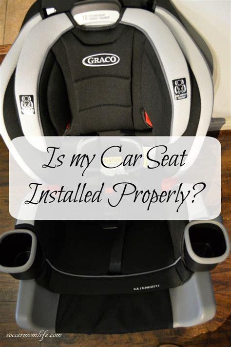 answers to the question is my car seat installed properly extendthetrip ad car seats