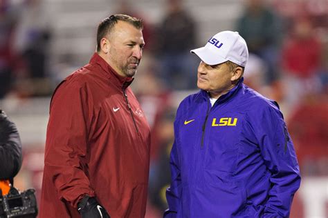 Les Miles Fired At Lsu Arkansas Fight