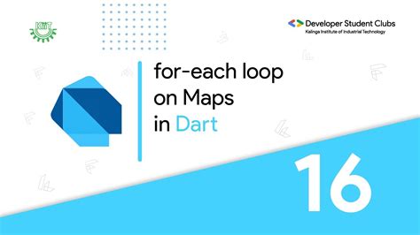 16 For Each Loop On Maps In Dart Dart And Flutter Series Dsc Kiit