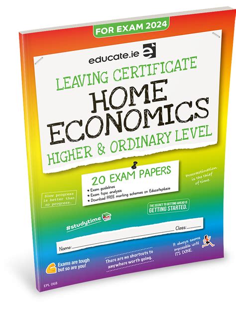 2024 Home Economics Leaving Cert Exam Papers Higher And Ordinary Level
