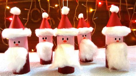 Aira Tran Diy Christmas Decor Toilet Paper Roll Santa Claus Ornaments