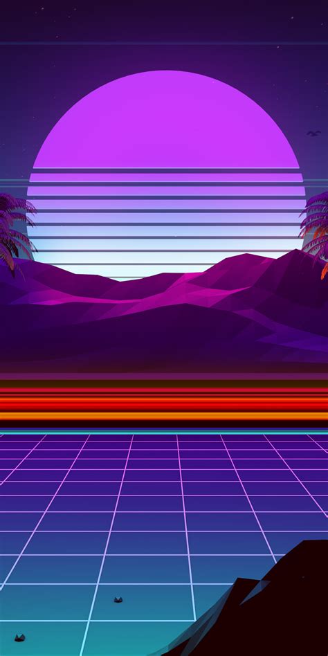 1080x2160 Synthwave And Retrowave One Plus 5thonor 7xhonor View 10lg