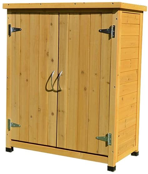 Small Outdoor Storage Cabinet Wood System