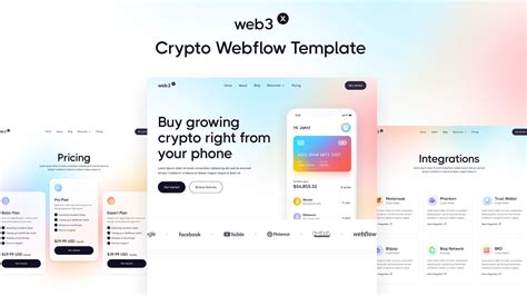 Web3 X Crypto And Web3 Webflow Template Brix Templates Youtube