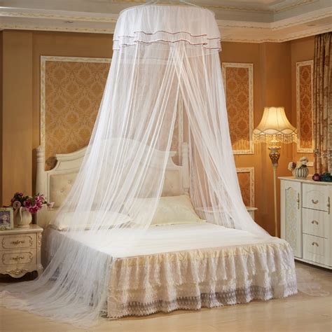 Elegant Lace Dome Mosquito Net Princess Style Mosquito Netting Ceiling Mounted Canopy Bed