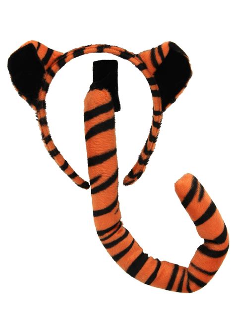 Tiger Ears And Tail Costume Set
