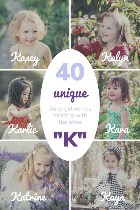 40 Unique Baby Girl Names Starting With K Annie Baby Monitor