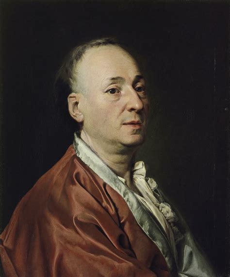Portrait De Denis Diderot 1713 1784 Philosophe Et Littérateur