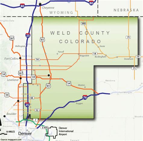 Political Map Of Weld County