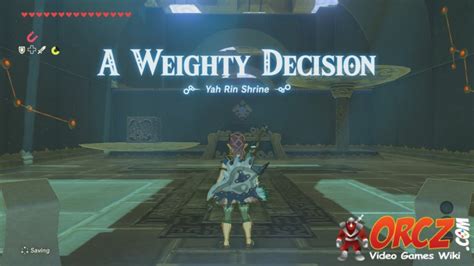 Breath Of The Wild A Weighty Decision Trial The Video