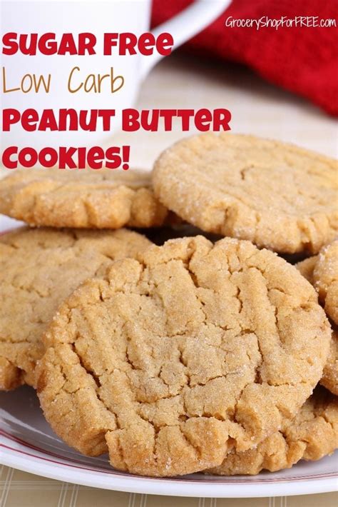Sugar Free Low Carb Peanut Butter Cookies
