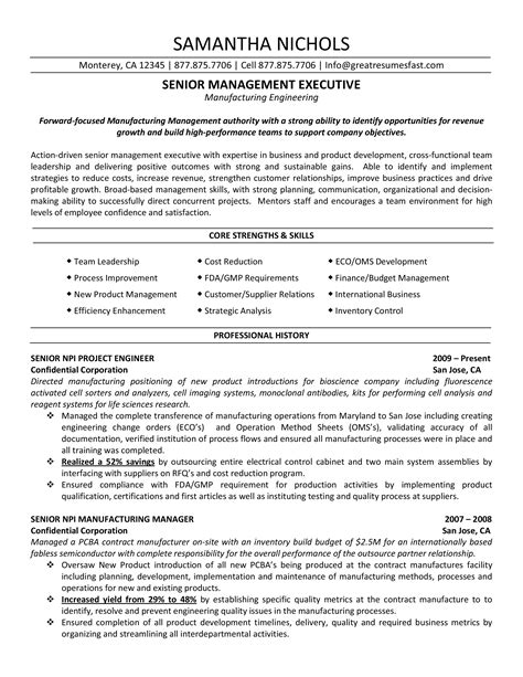 Best Manufacturing Engineer Resume Examples Resume Ex