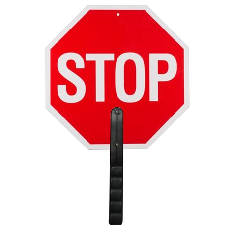 Hand Held Stop Sign