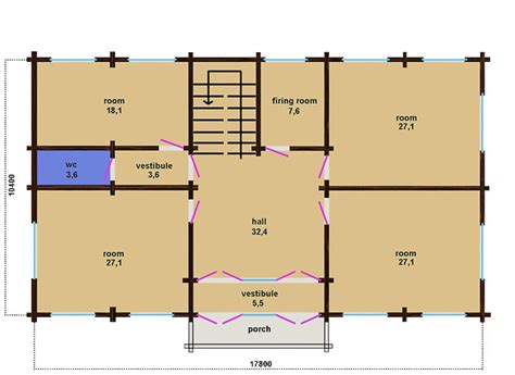 Wooden House Plans Office Wooden Building 348 M2
