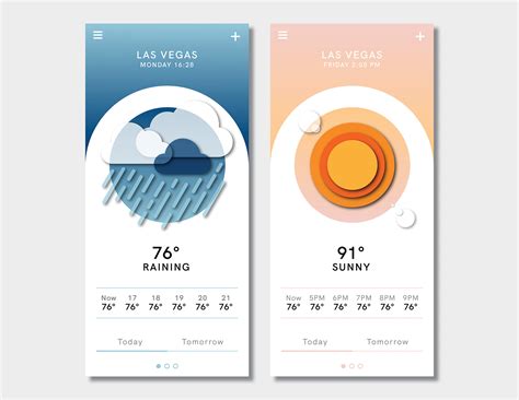 Weather App Ui Design On Behance
