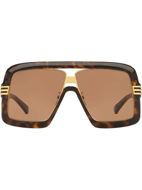 gucci eyewear gg0900s oversized frame sunglasses farfetch