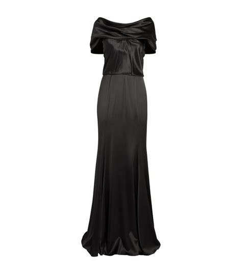 Dolce And Gabbana Draped Silk Gown Harrods Us