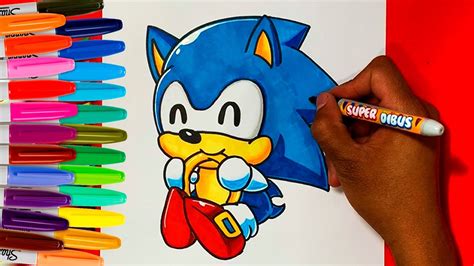 Como Dibujar A Sonic Kawaii Paso A Paso How To Draw To Sonic Easy