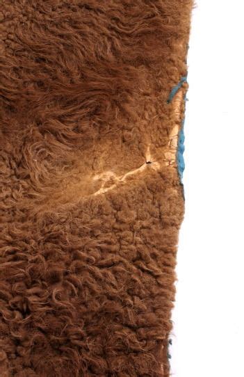 Buffalo hide rugs have a soft and supple leather underside. Antique Unique Buffalo Hide Carriage Lap Blanket