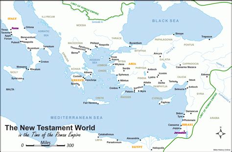 Geography Of The New Testament Wednesday In The Word