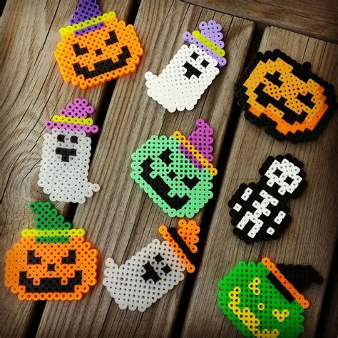 Hama Beads Halloween Hama Beads Halloween Diy Perler Bead Crafts