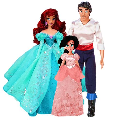 Disney Princess And Prince Doll Set