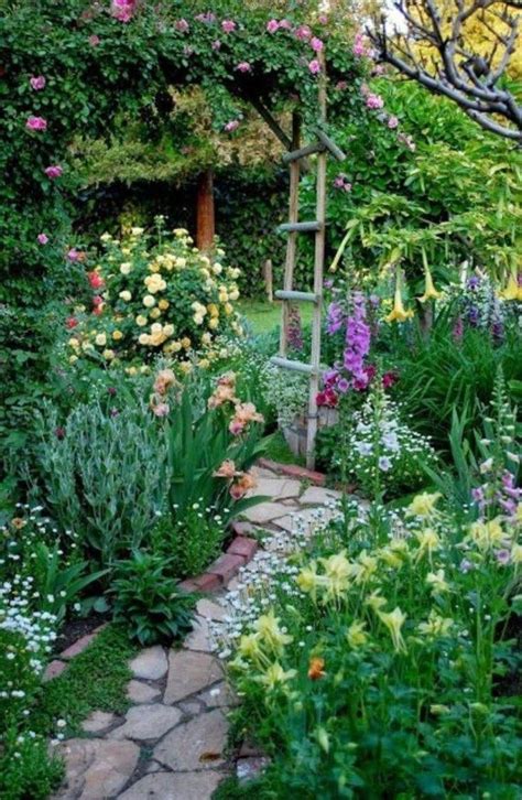 30 Fascinating Cottage Garden Ideas To Create Cozy Private Spot In